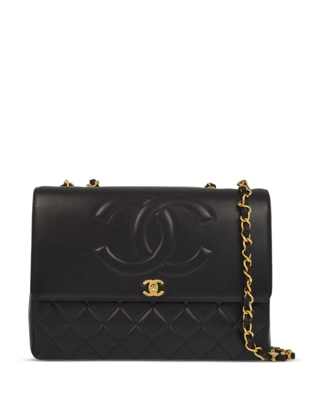 Chanel Pre Owned 1992 Maxi Classic Flap Shoulder Bag — Same as shown — Size One Size — Front View