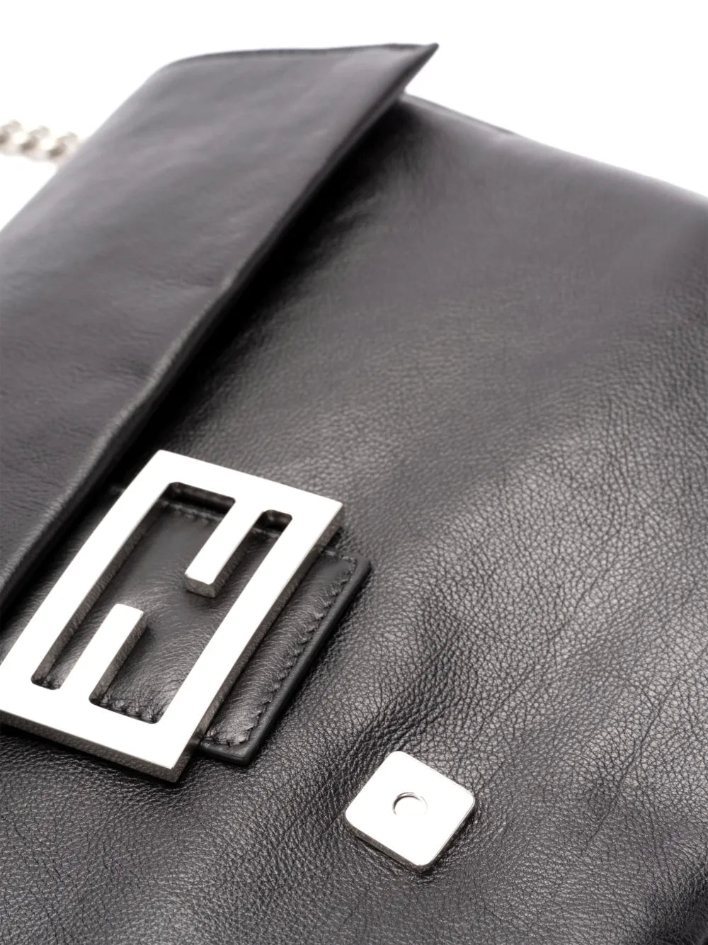 Fendi Leather Baguette Shoulder Bag — Same as shown — Size One Size — Top View