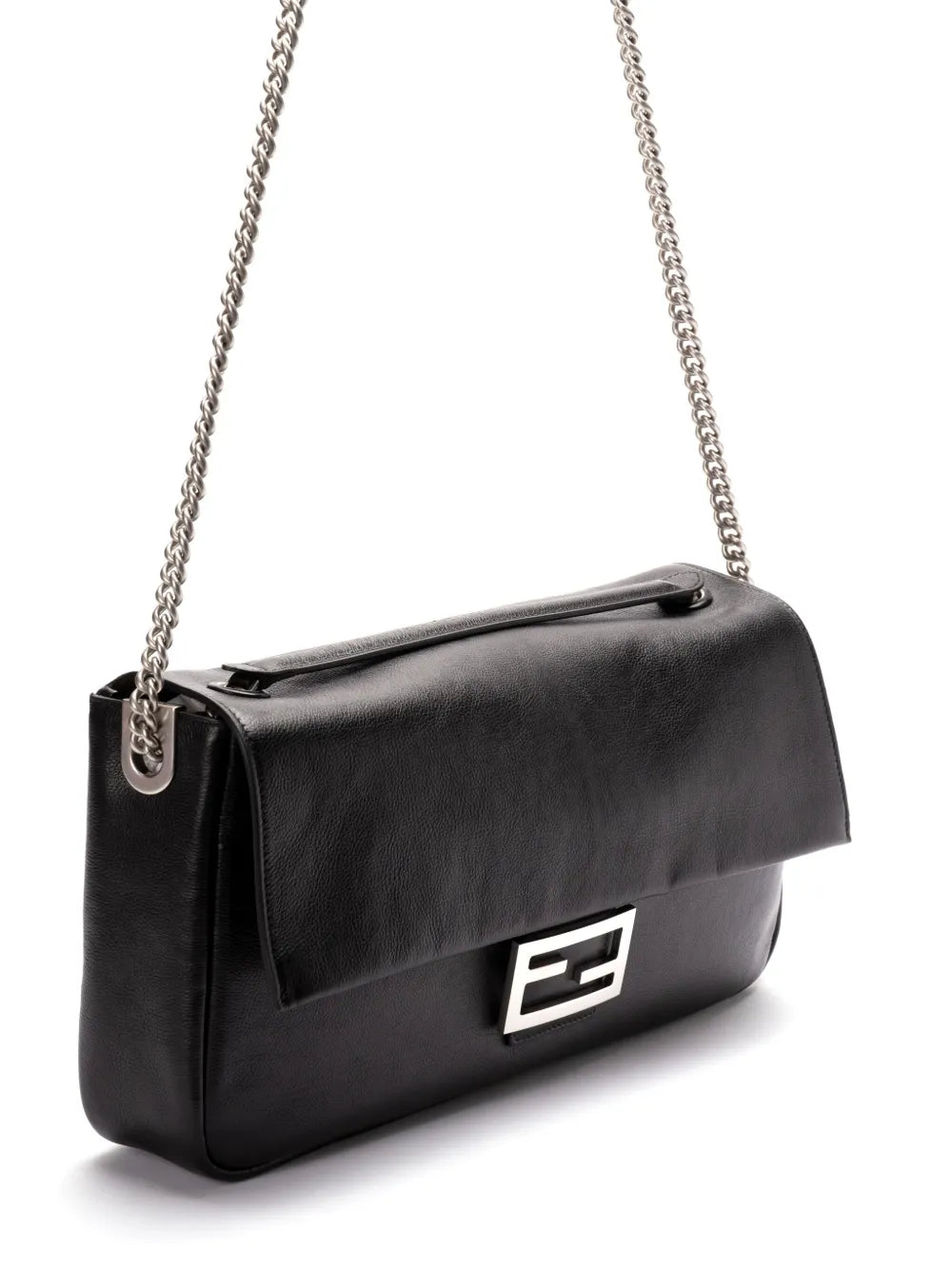Fendi Leather Baguette Shoulder Bag — Same as shown — Size One Size — Back View