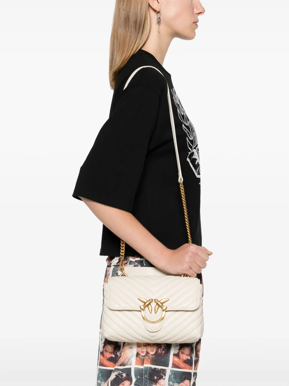 Pinko Lady Love Tote Bag — Same as shown — Size One Size — Side View