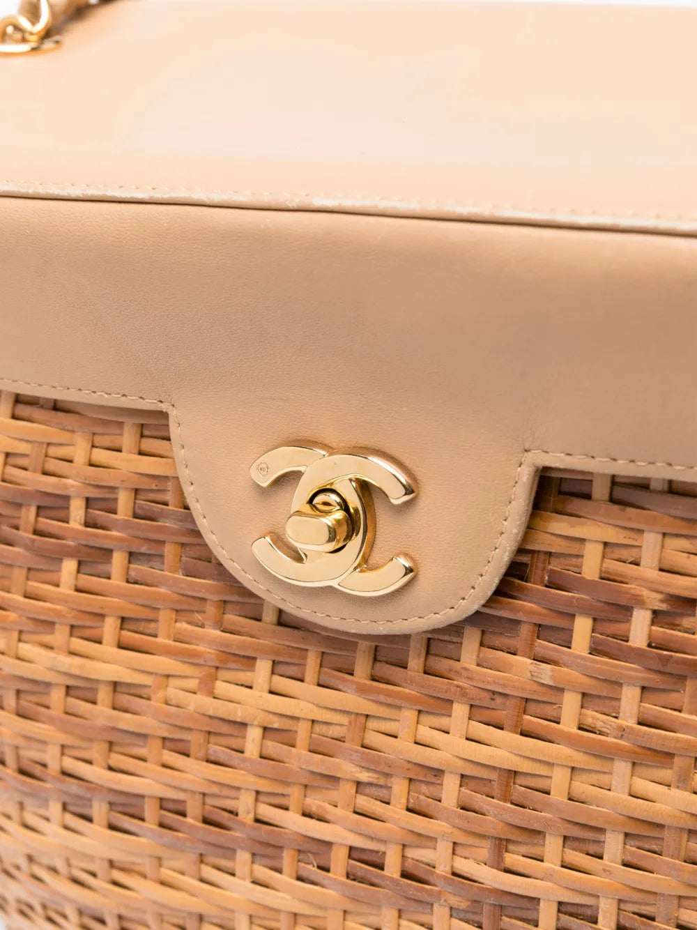Chanel Pre Owned Basket Shoulder Bag — Same as shown — Size One Size — Top View