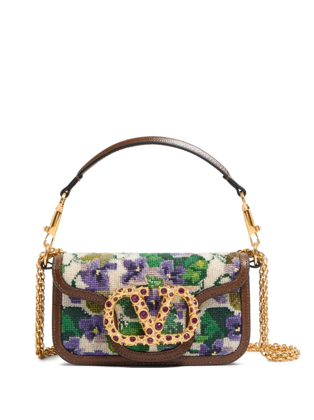 Valentino Garavani Small Loco Shoulder Bag — Same as shown — Size One Size — Front View
