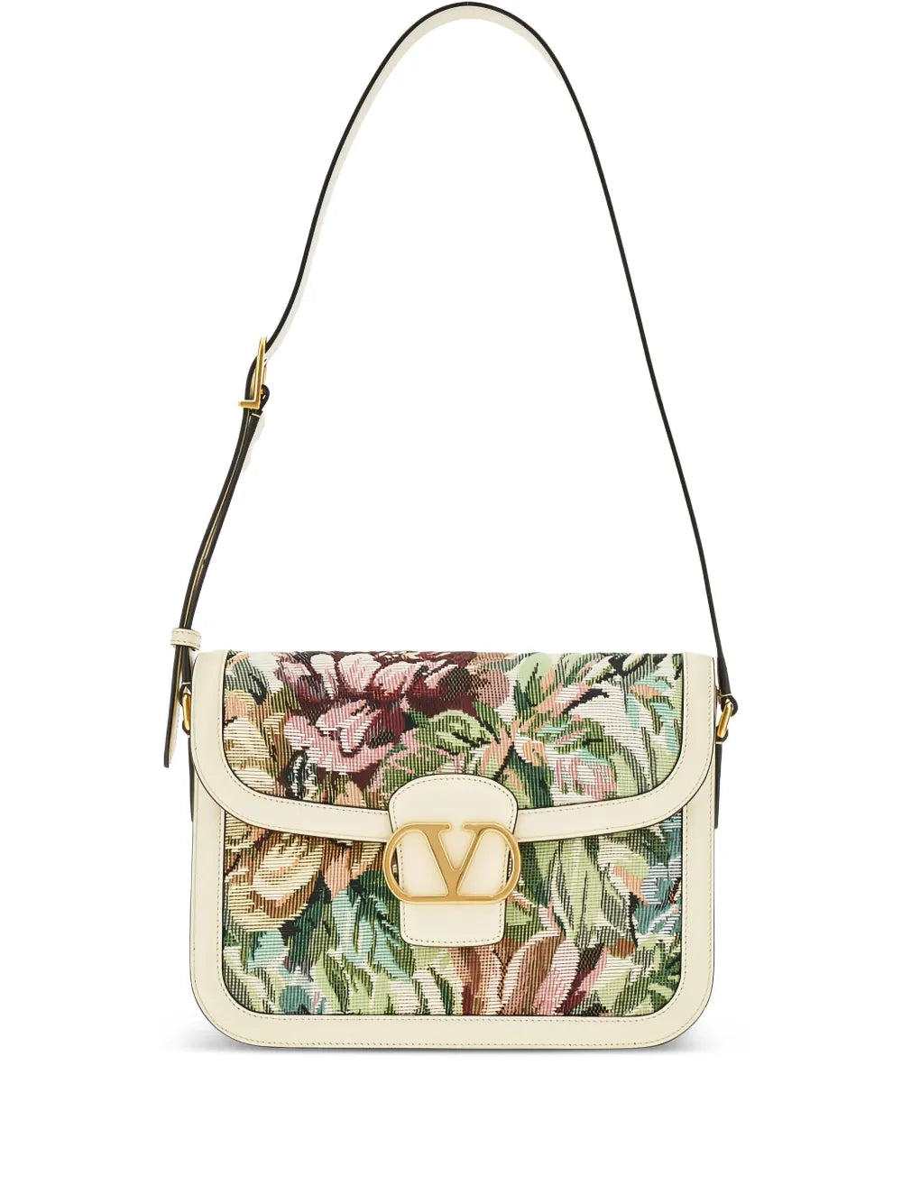 Valentino Garavani 9To5 Jacquard Shoulder Bag — Same as shown — Size One Size — Front View