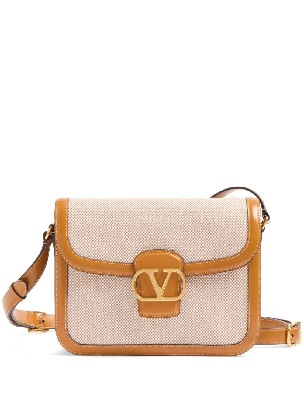 Valentino Garavani 9To5 Canvas Shoulder Bag — Same as shown — Size One Size — Front View