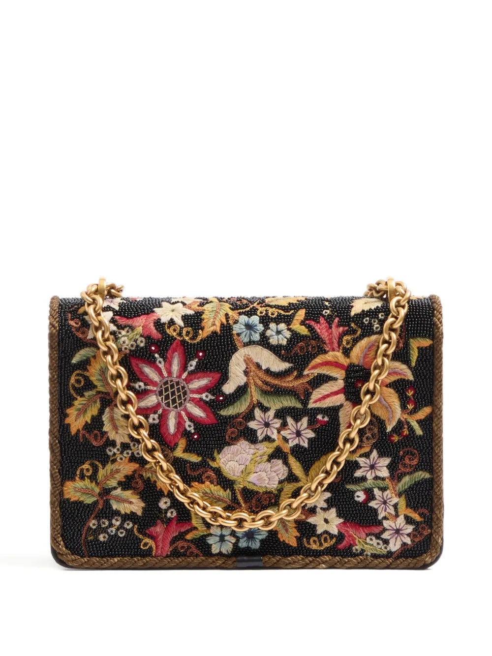 Valentino Garavani Vain Embroidered Shoulder Bag — Same as shown — Size One Size — Side View