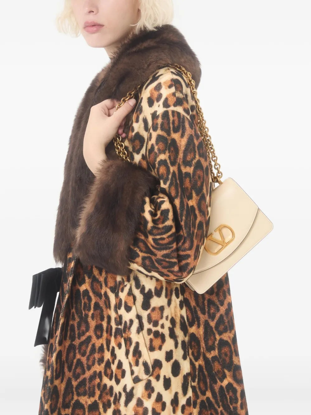Valentino Garavani Small Vain Shoulder Bag — Same as shown — Size One Size — Side View