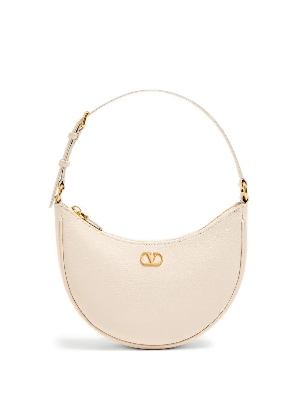 Valentino Garavani Hobo Logo Zip Mini Shoulder Bag — Same as shown — Size One Size — Front View