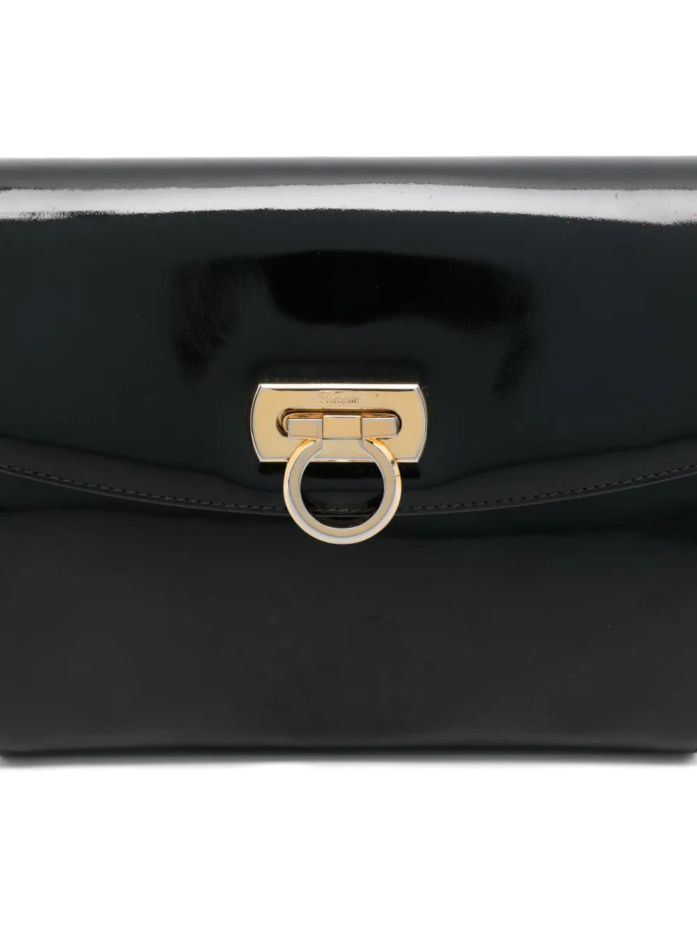 Ferragamo Pre Owned 1990S Gancini Shoulder Bag — Same as shown — Size One Size — Top View