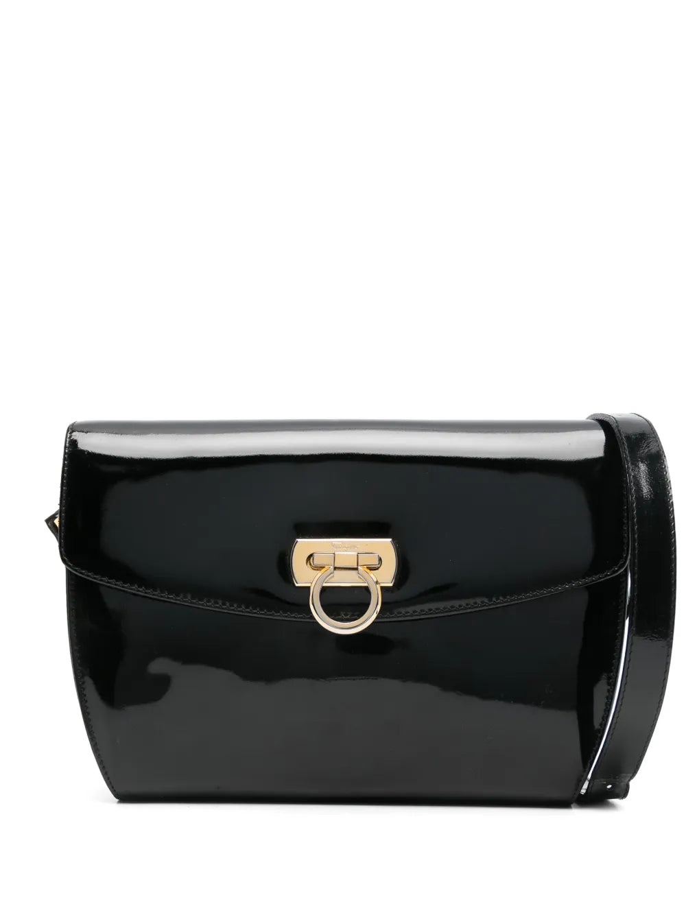 Ferragamo Pre Owned 1990S Gancini Shoulder Bag — Same as shown — Size One Size — Front View