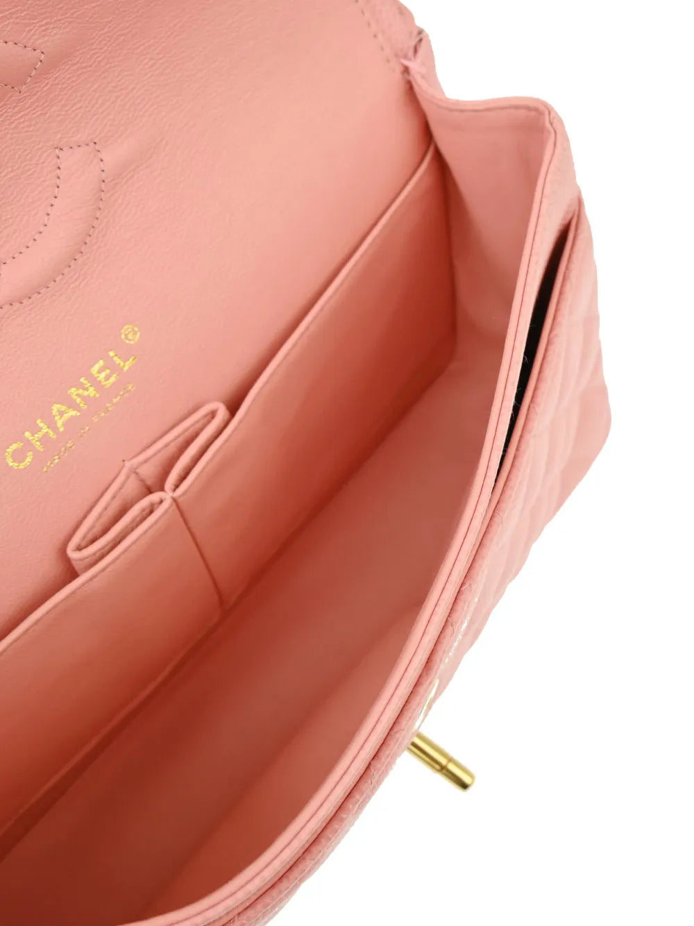 Chanel Pre Owned 2004 2005 Medium Double Flap Shoulder Bag — Same as shown — Size One Size — Top View