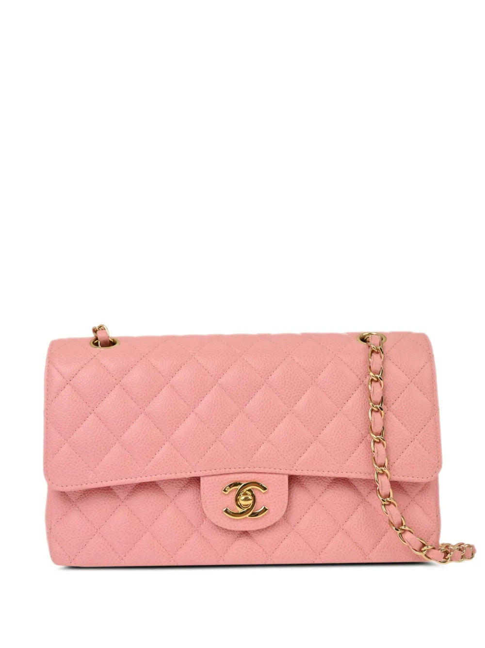 Chanel Pre Owned 2004 2005 Medium Double Flap Shoulder Bag — Same as shown — Size One Size — Front View