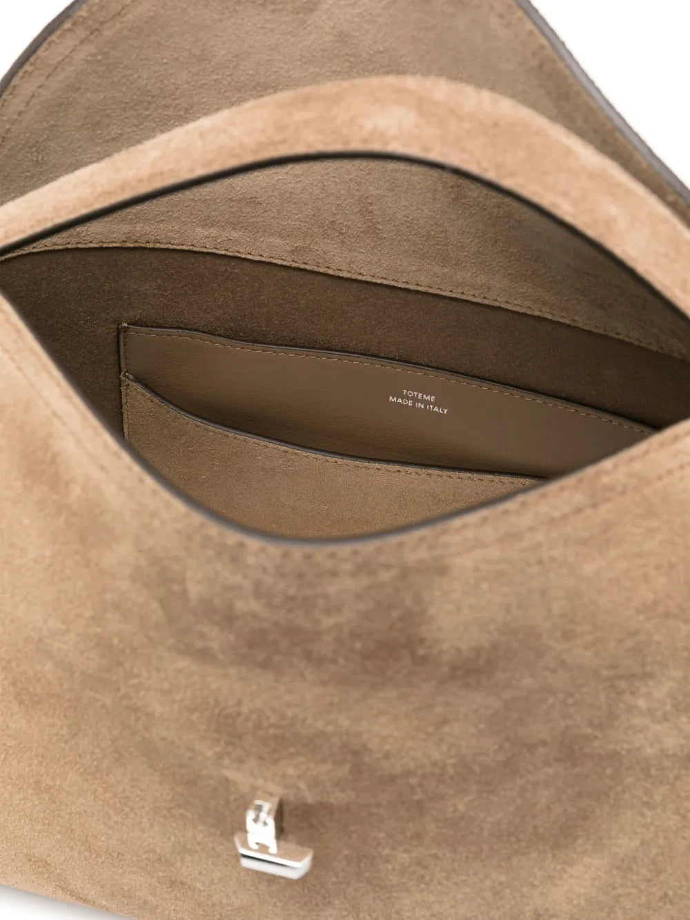 Toteme T Lock Suede Tote Bag — Same as shown — Size One Size — Top View