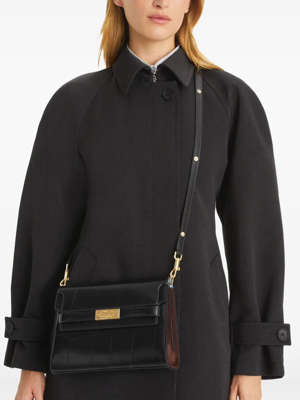 Tory Burch Lee Radziwill Shoulder Bag — Same as shown — Size One Size — Back View