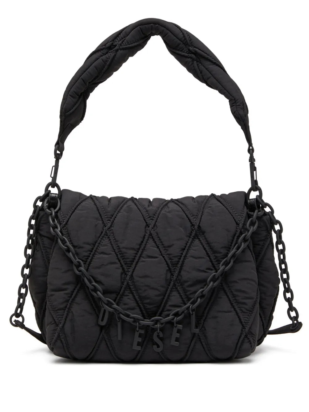 Diesel Medium Charm D Shoulder Bag — Same as shown — Size One Size — Front View