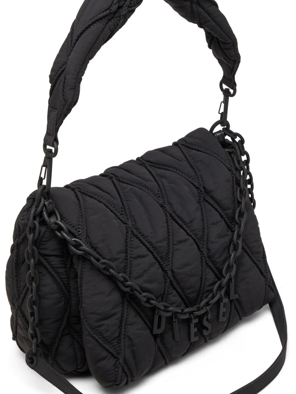 Diesel Medium Charm D Shoulder Bag — Same as shown — Size One Size — Back View