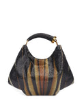 Roberto Cavalli Sequin Embellished Shoulder Bag — Same as shown — Size One Size — Front View