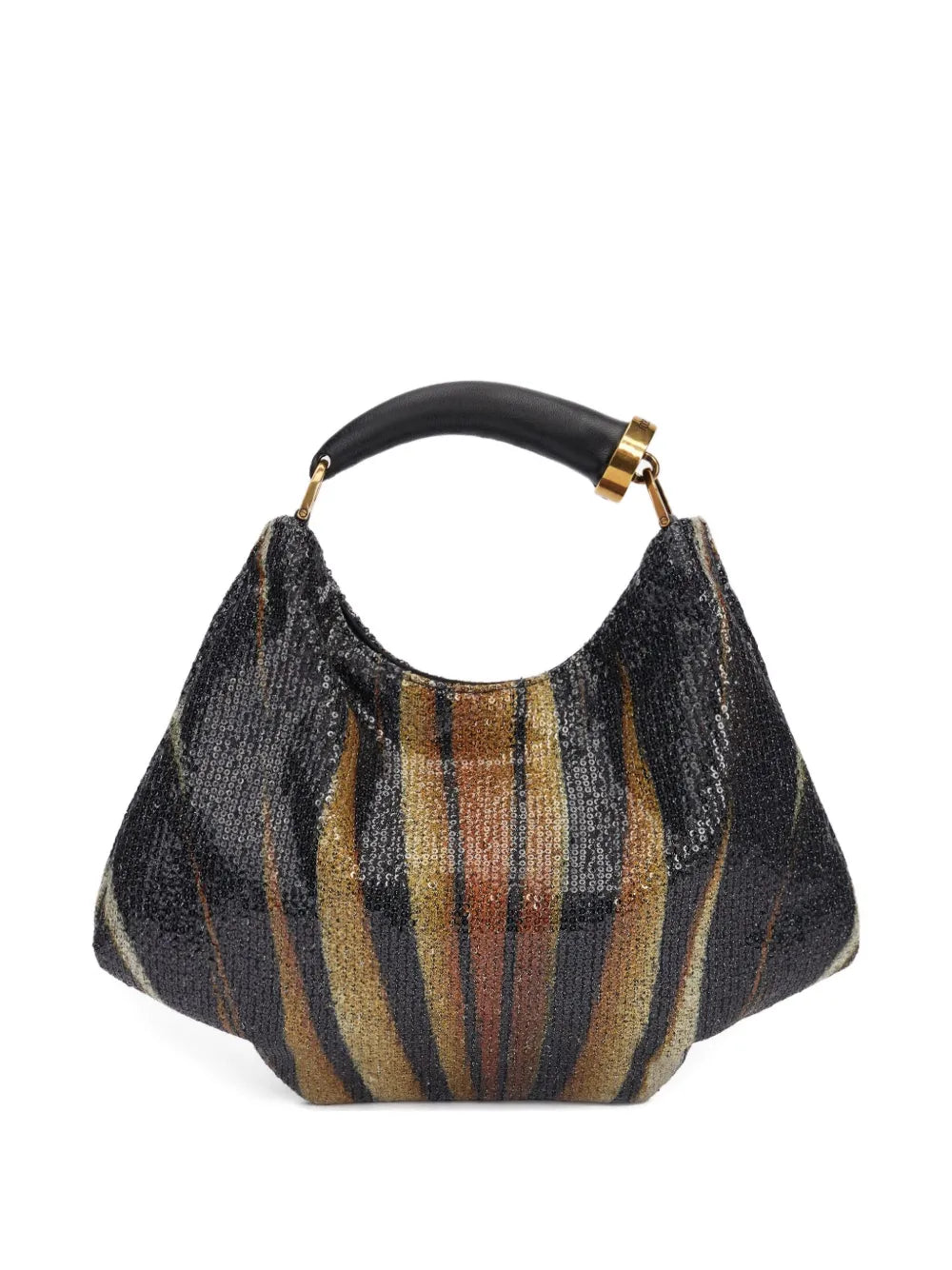 Roberto Cavalli Sequin Embellished Shoulder Bag — Same as shown — Size One Size — Front View
