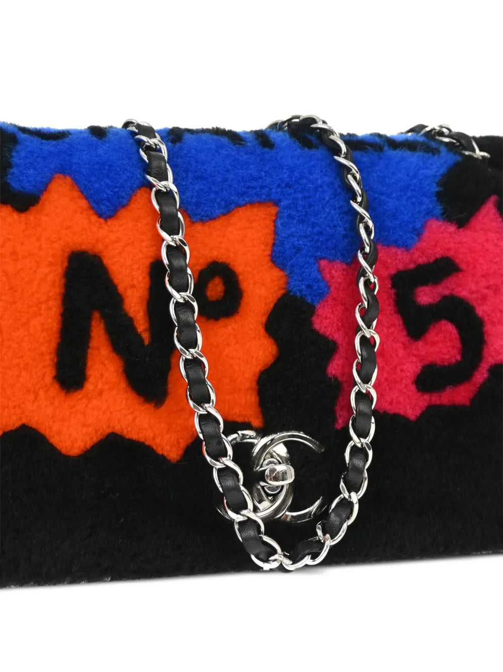 Chanel Pre Owned 2014 No5 Full Flap Shoulder Bag — Same as shown — Size One Size — Back View