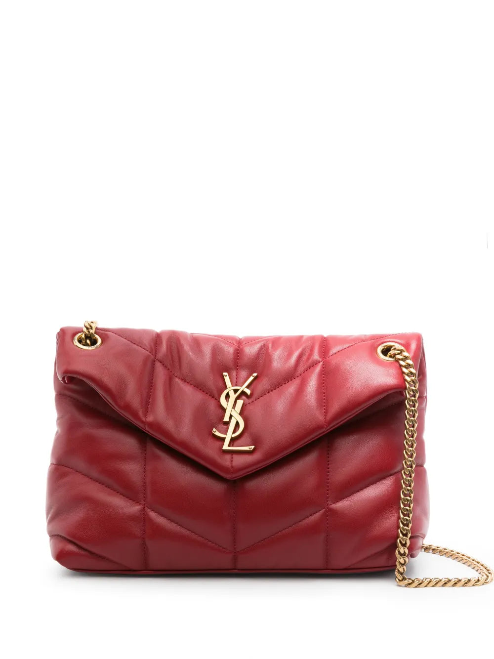 Saint Laurent Small Puffer Shoulder Bag — Same as shown — Size One Size — Front View