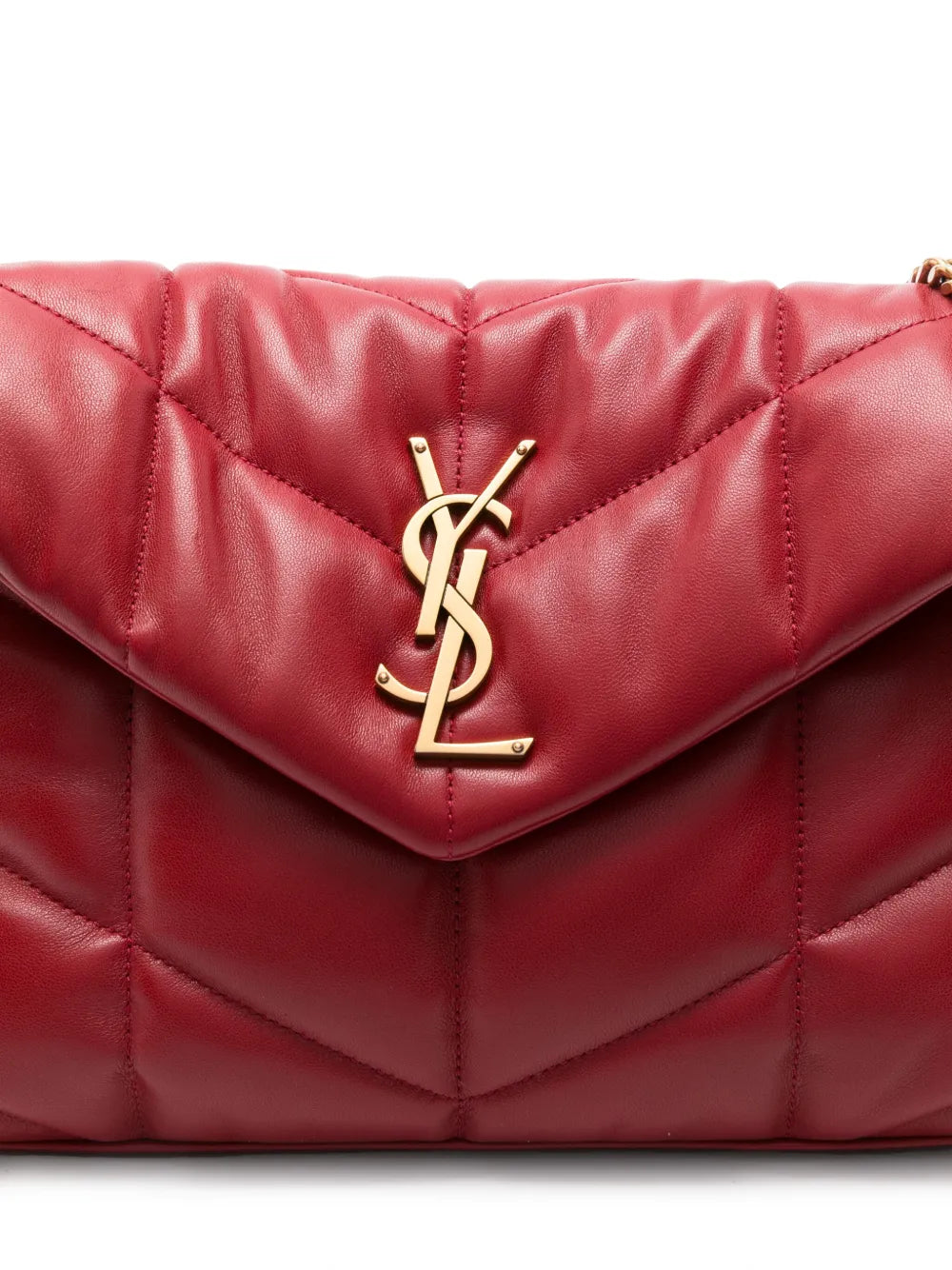 Saint Laurent Small Puffer Shoulder Bag — Same as shown — Size One Size — Top View