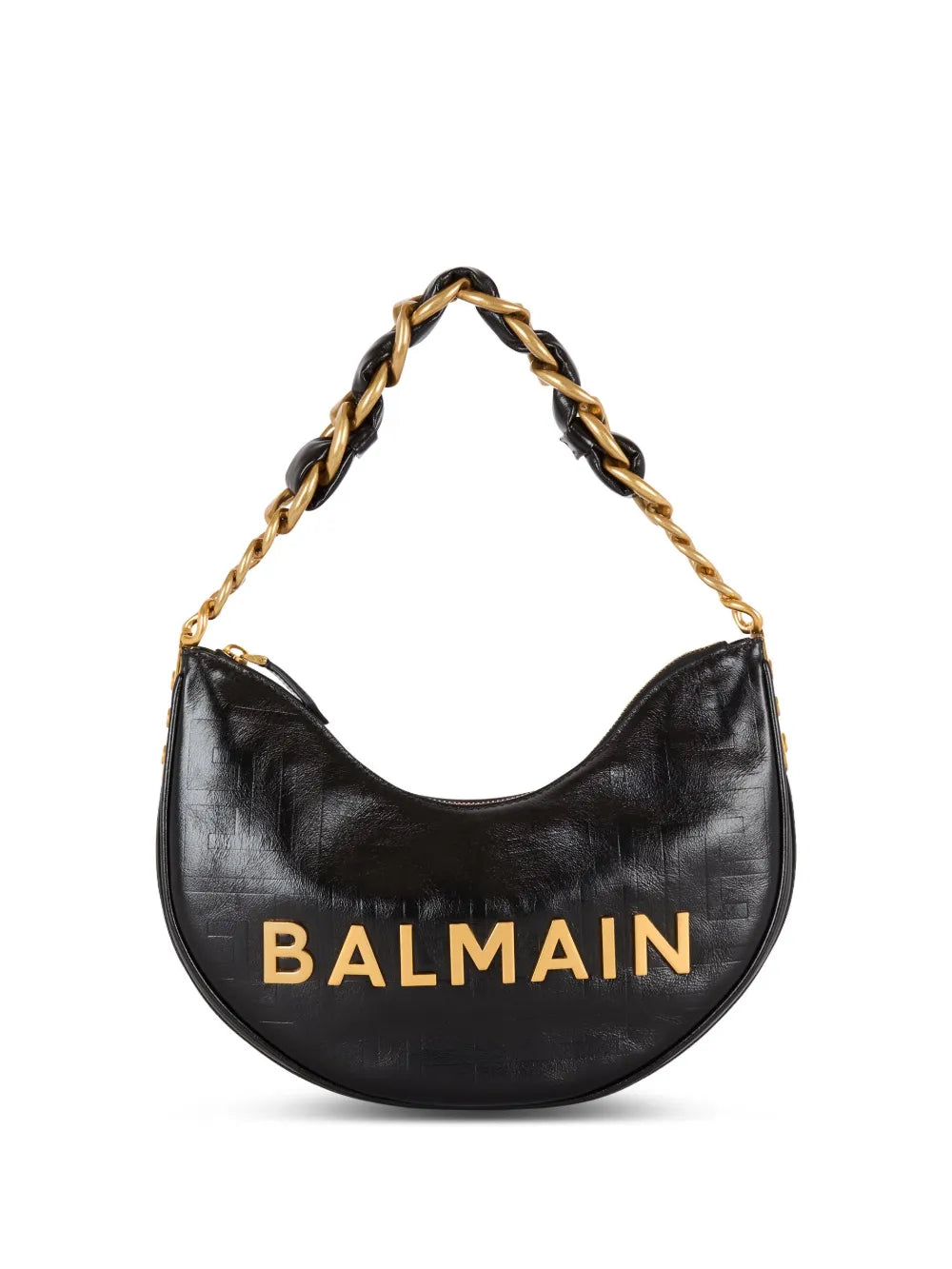 Balmain 1945 Soft Moon Shoulder Bag — Same as shown — Size One Size — Front View