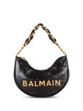 Balmain 1945 Soft Moon Shoulder Bag — Same as shown — Size One Size — Front View
