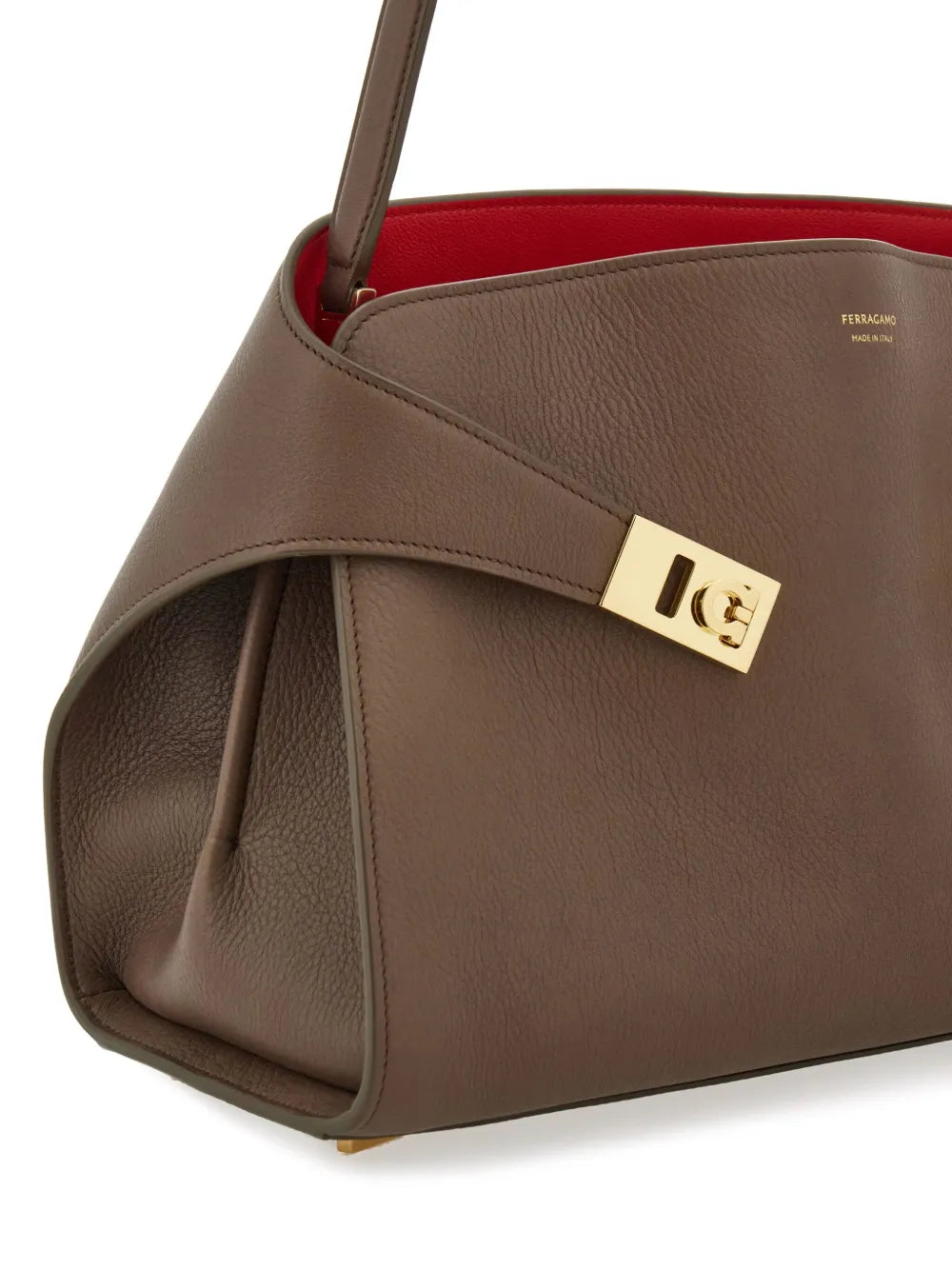 Ferragamo Small Hug Soft Shoulder Bag — Same as shown — Size One Size — Detail View