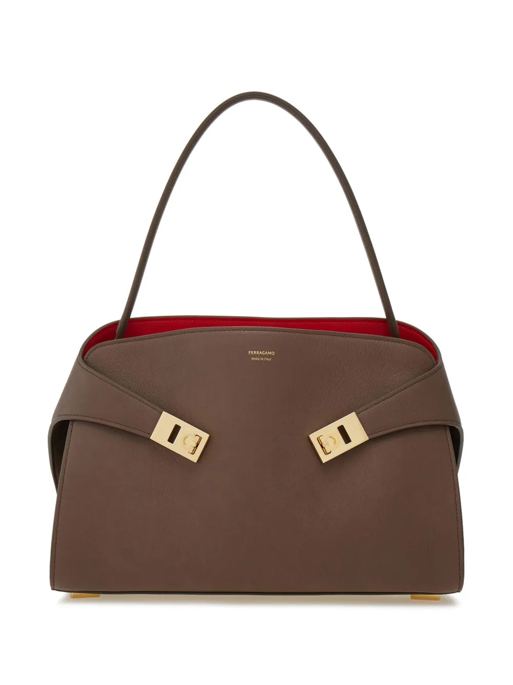 Ferragamo Small Hug Soft Shoulder Bag — Same as shown — Size One Size — Front View