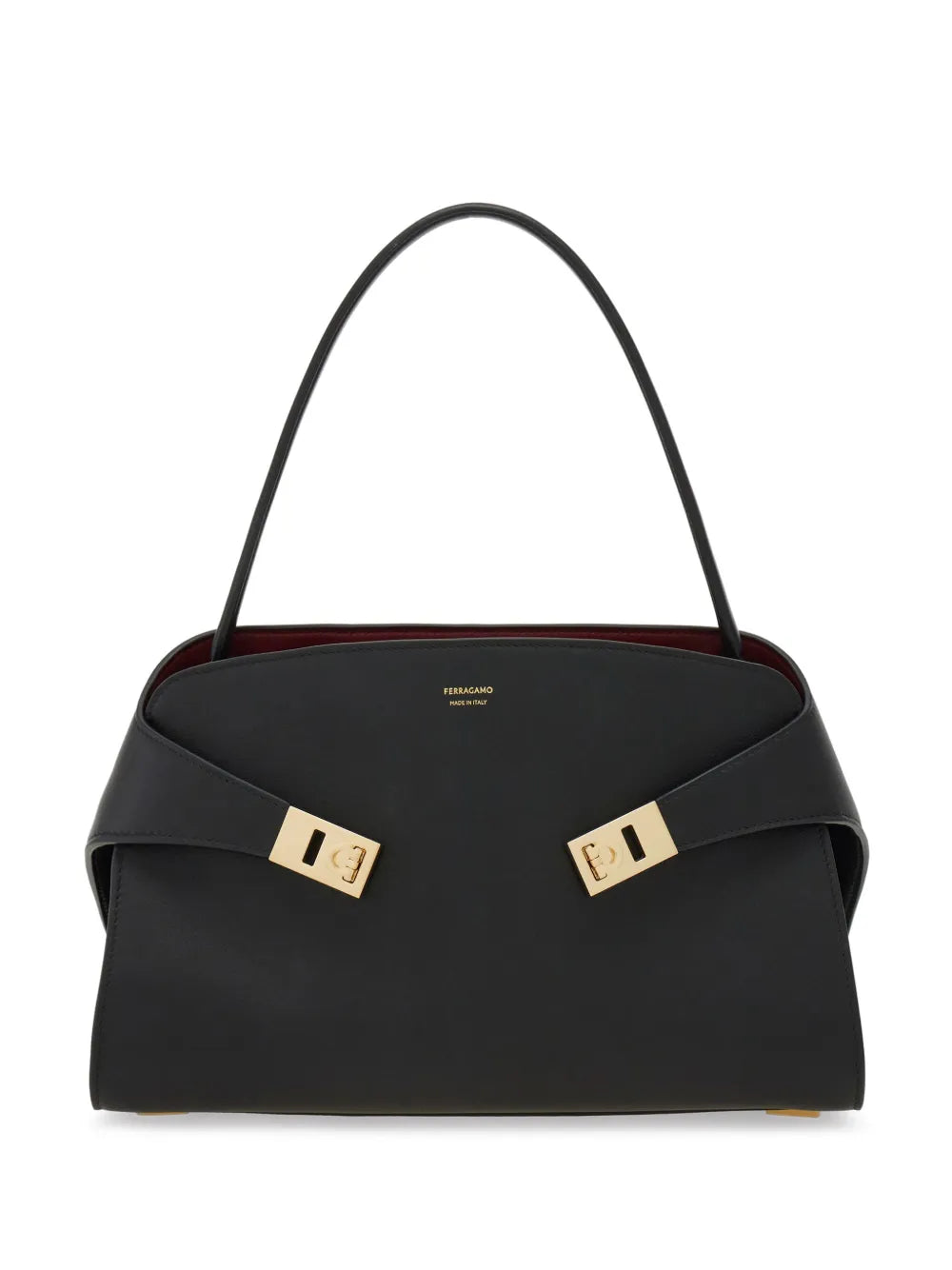 Ferragamo Small Hug Soft Shoulder Bag — Same as shown — Size One Size — Front View