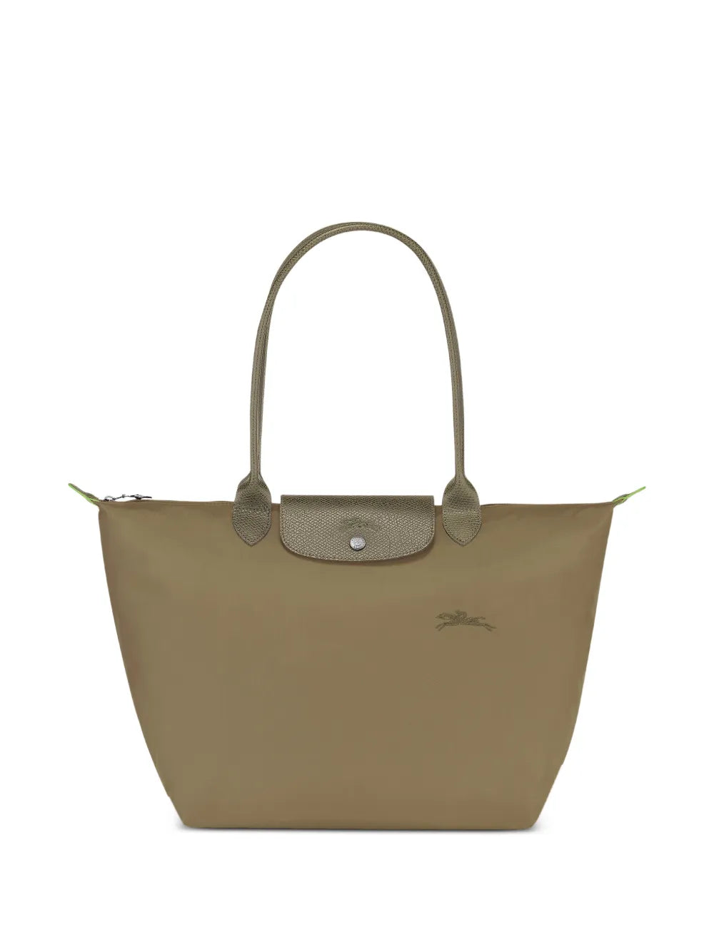 Longchamp L Le Pliage Green Tote Bag — Same as shown — Size One Size — Front View