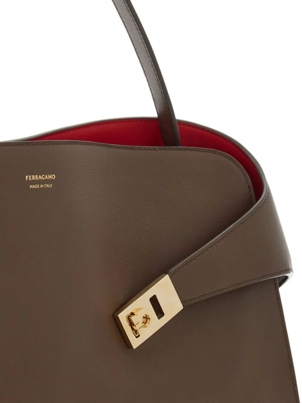 Ferragamo Medium Hug Shoulder Bag — Same as shown — Size One Size — Detail View