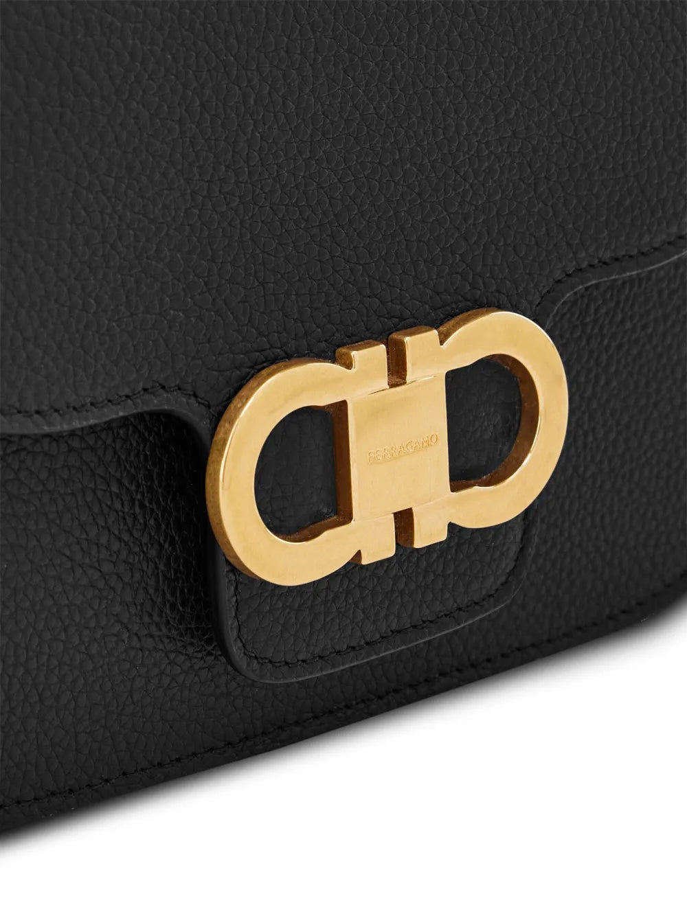 Ferragamo Double Gancini Shoulder Bag — Same as shown — Size One Size — Top View