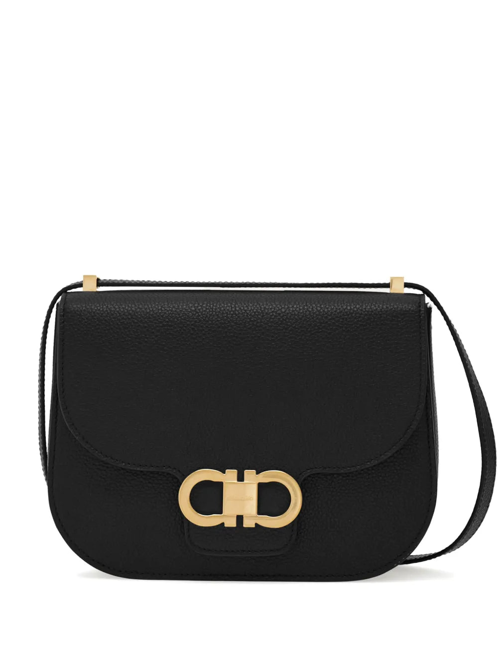 Ferragamo Double Gancini Shoulder Bag — Same as shown — Size One Size — Front View