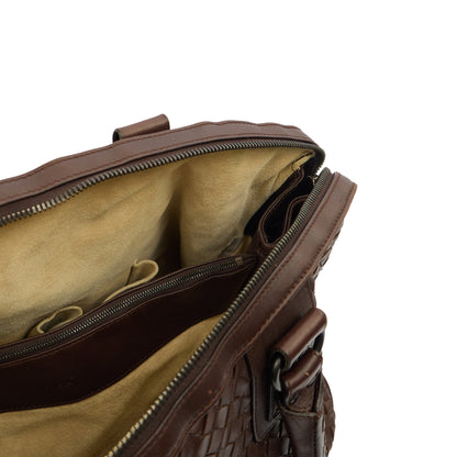 Bottega Veneta Tote Intrecciato Hobo in Fondant, Leather — Detail View