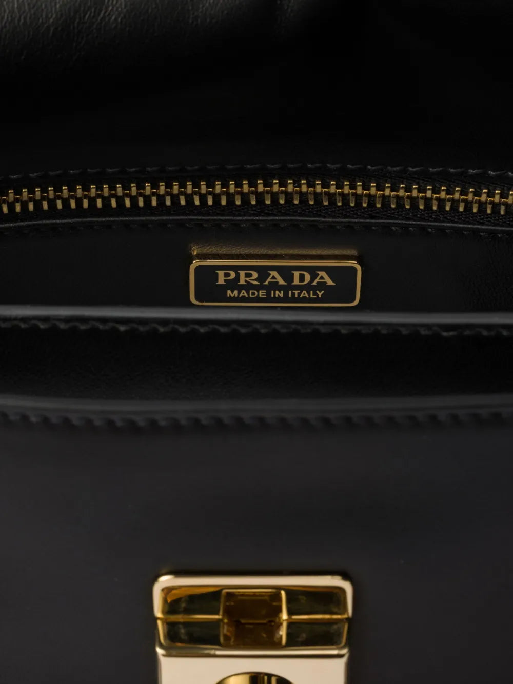 Prada Small Soft Sound Leather Shoulder Bag — Same as shown — Size One Size — Detail View