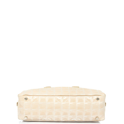 Chanel Shoulder Bag Travel Ligne Bowler in Neutral, Fabric — Alternate View 14