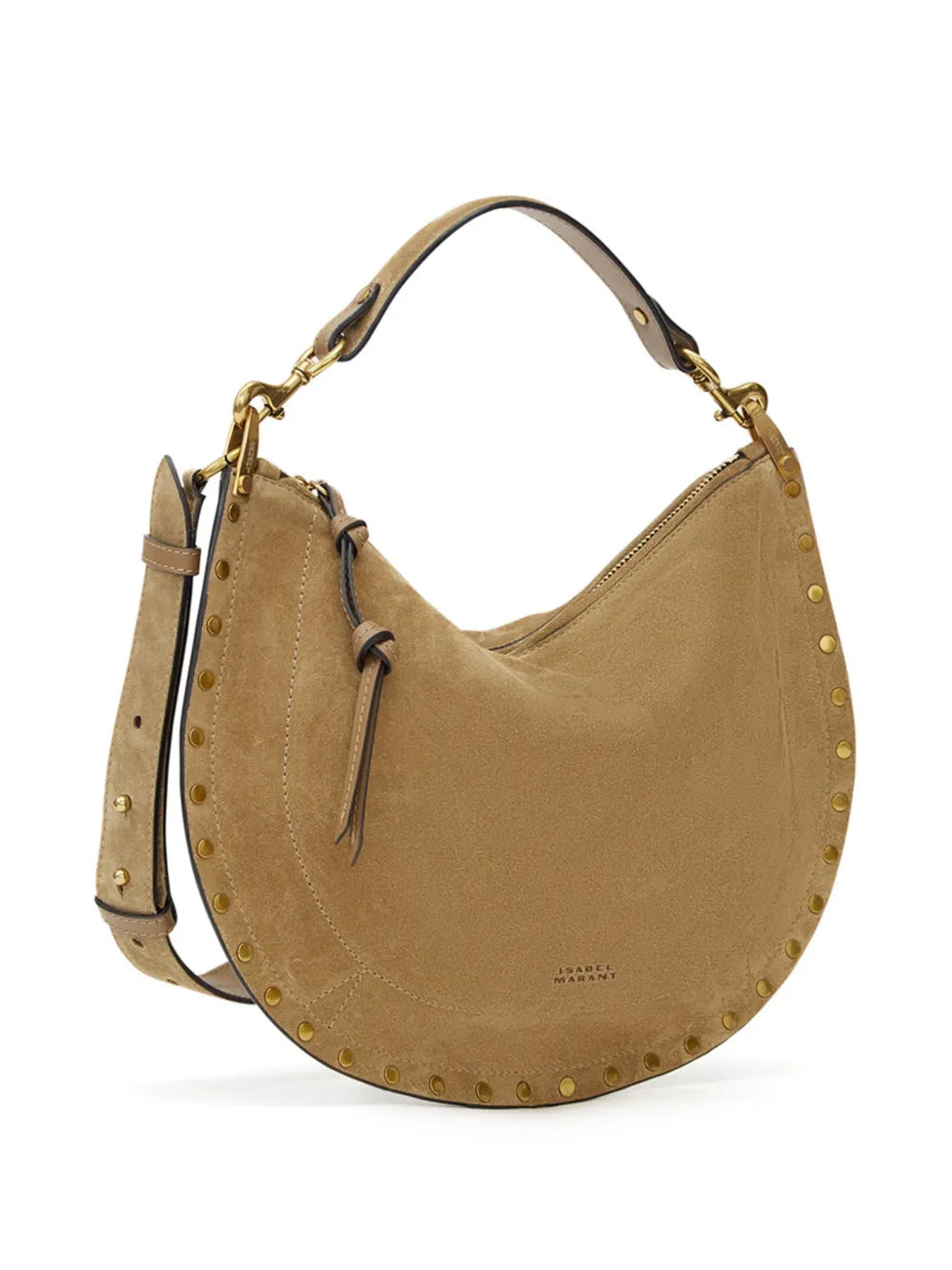 Isabel Marant Oskan Soft Zip Shoulder Bag — Same as shown — Size One Size — Top View