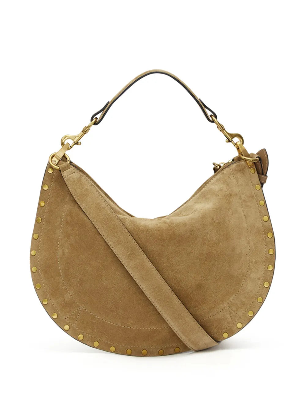 Isabel Marant Oskan Soft Zip Shoulder Bag — Same as shown — Size One Size — Back View