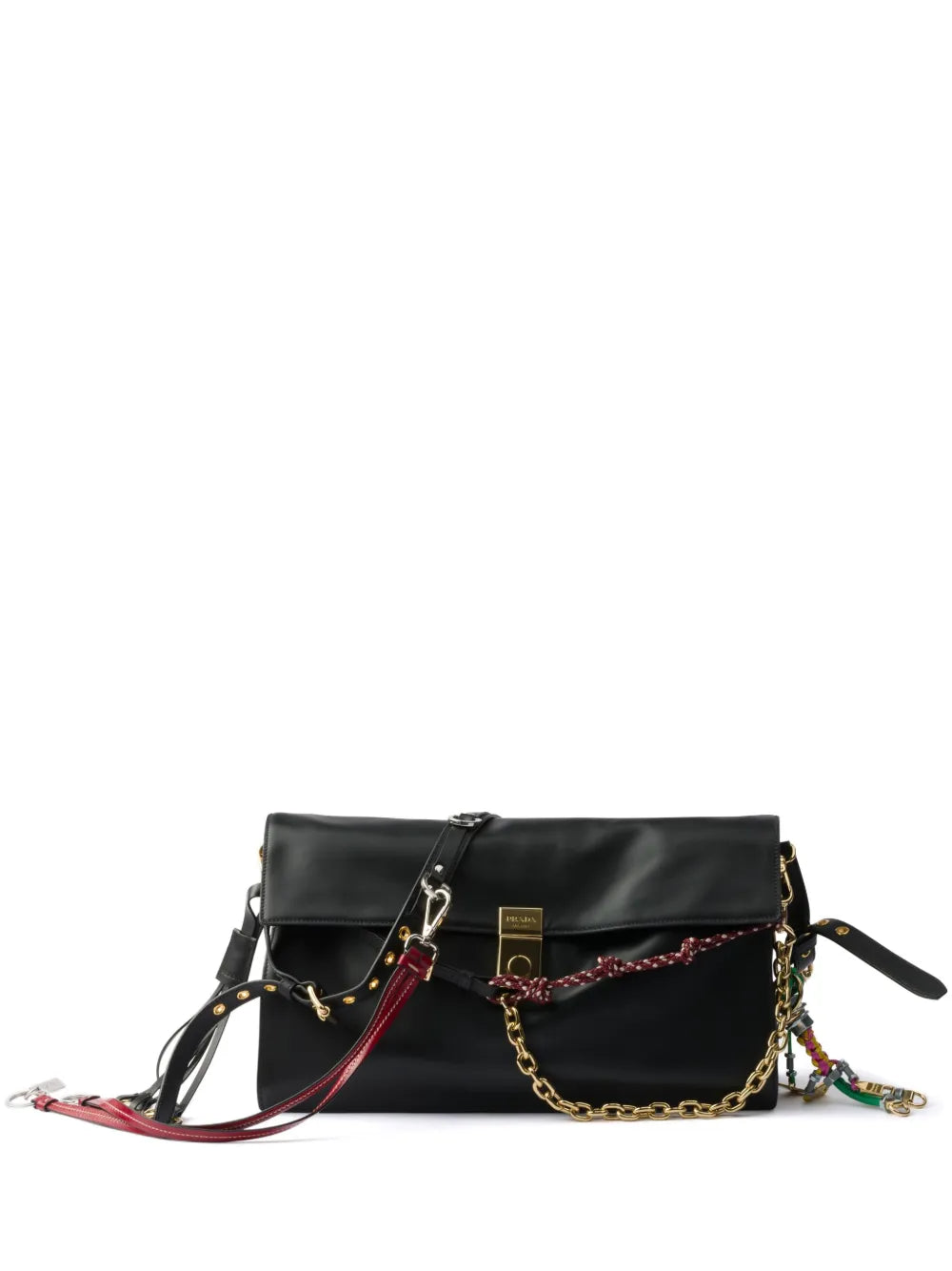 Prada Large Soft Sound Shoulder Bag — Same as shown — Size One Size — Front View