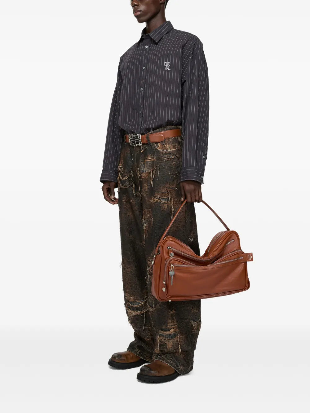 Acne Studios Medium Camero Shoulder Bag — Same as shown — Size One Size — Back View