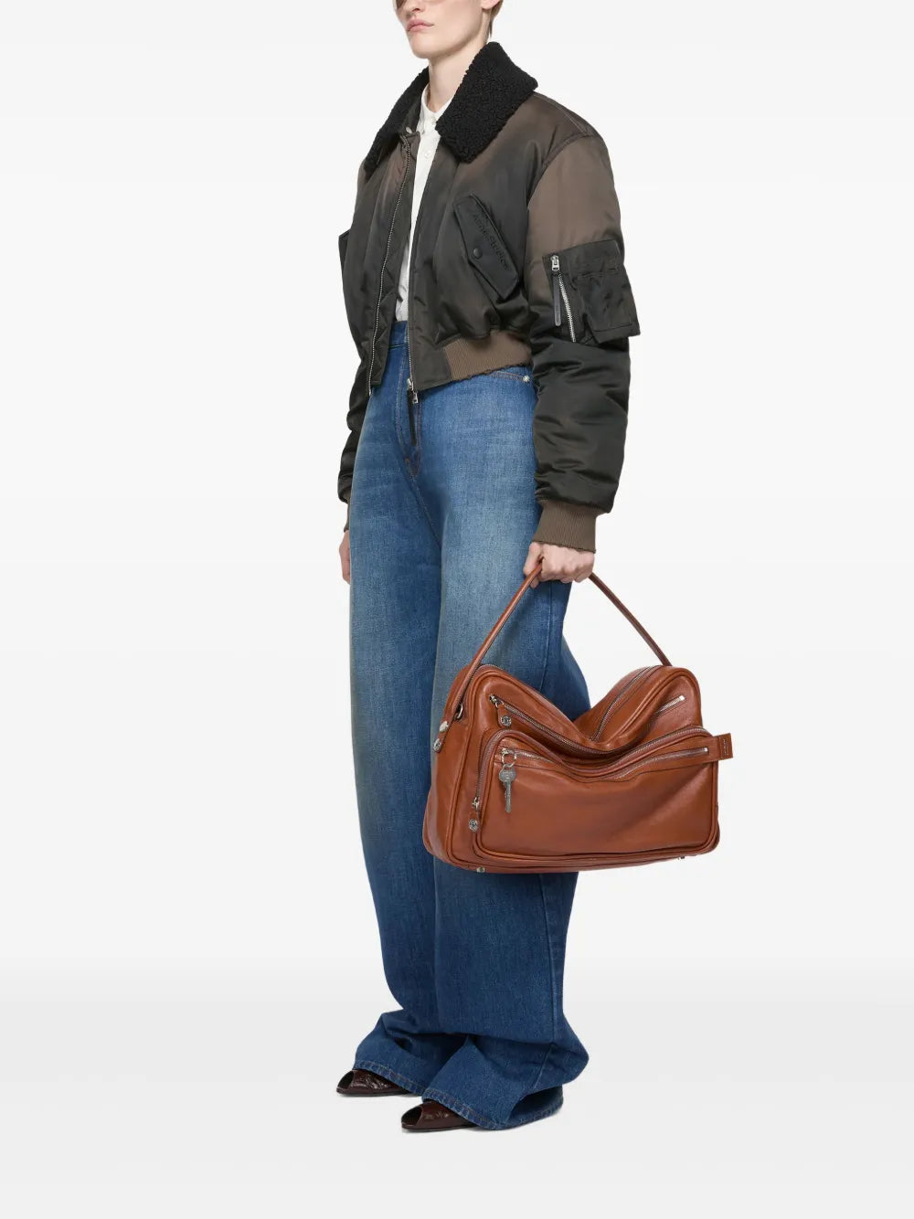 Acne Studios Medium Camero Shoulder Bag — Same as shown — Size One Size — Side View