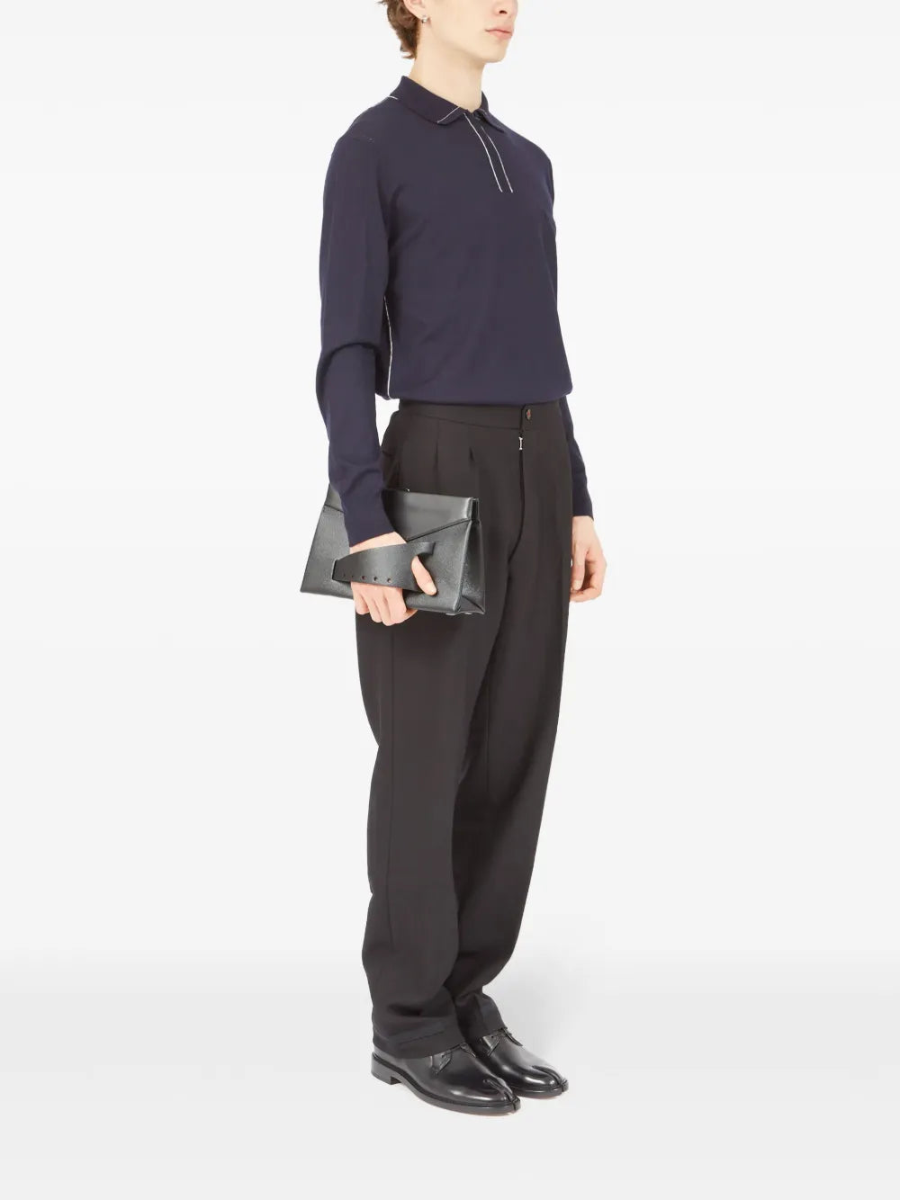 Maison Margiela Small Snatched Shoulder Bag — Same as shown — Size One Size — Back View