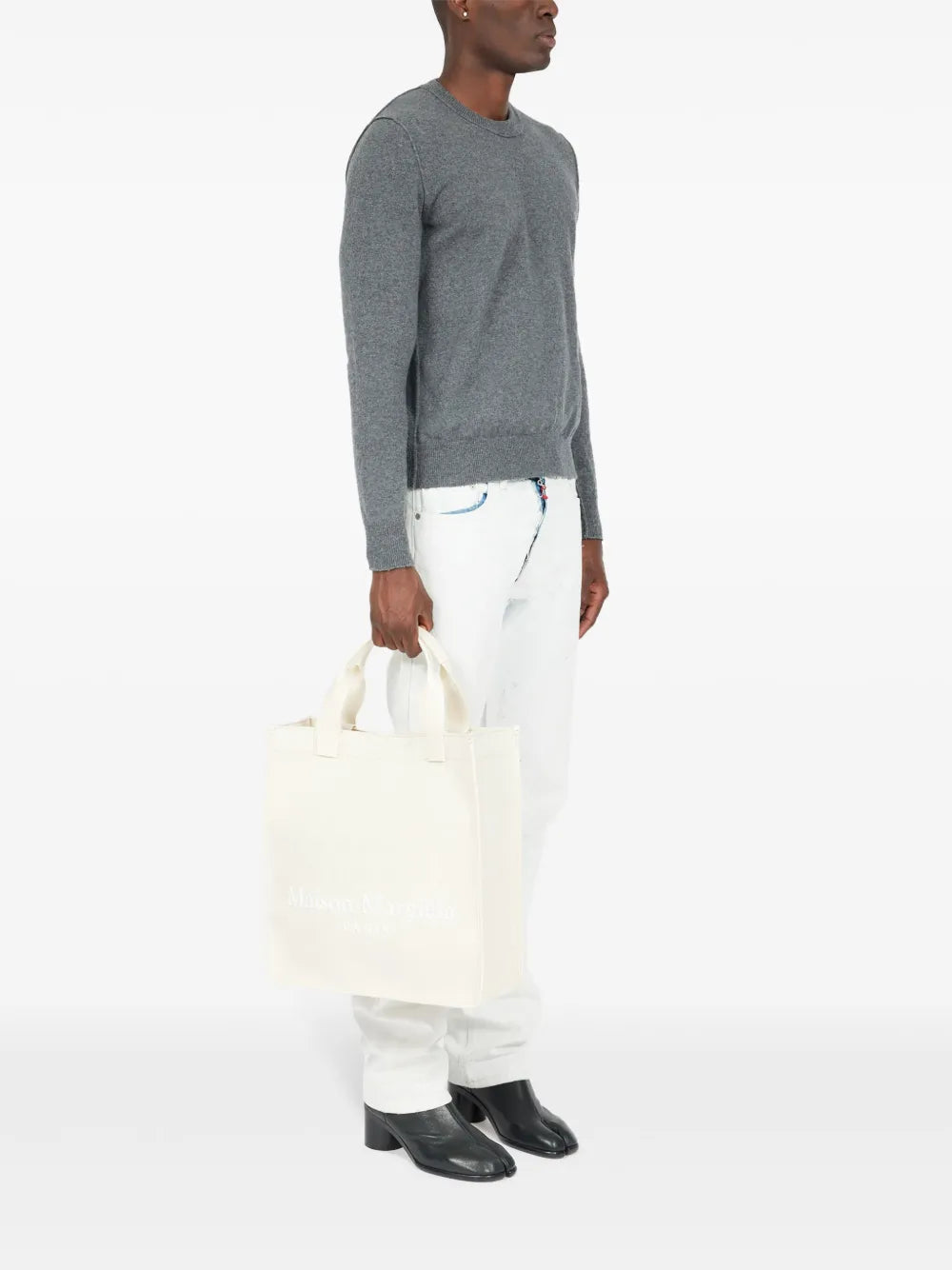 Maison Margiela Cabas Vertical Shoulder Bag — Same as shown — Size One Size — Side View