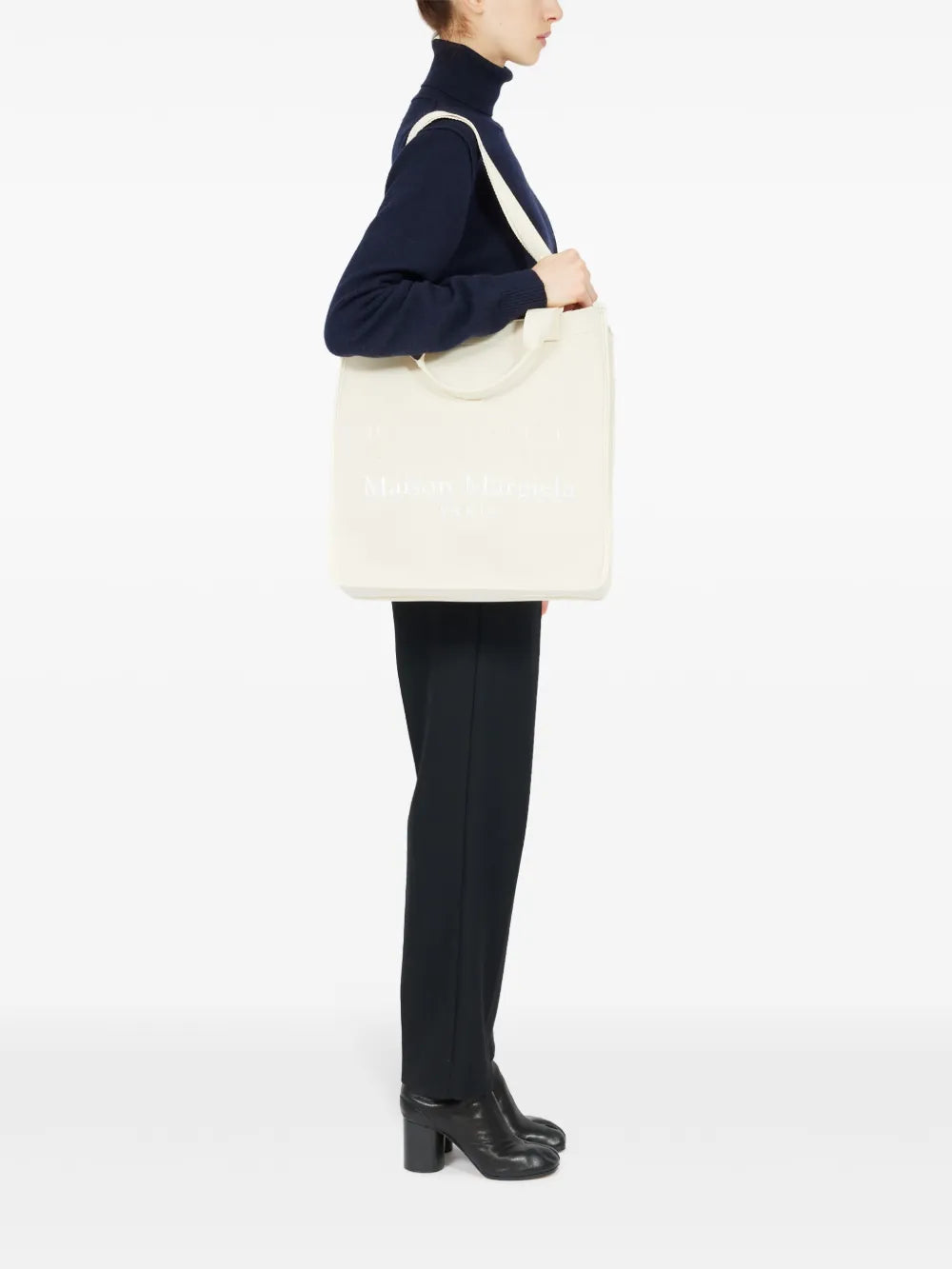Maison Margiela Cabas Vertical Shoulder Bag — Same as shown — Size One Size — Back View