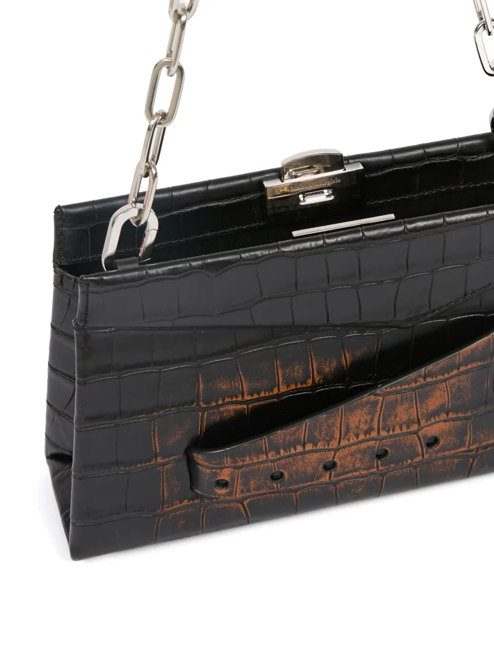 Maison Margiela Small Snatched Shoulder Bag — Same as shown — Size One Size — Top View