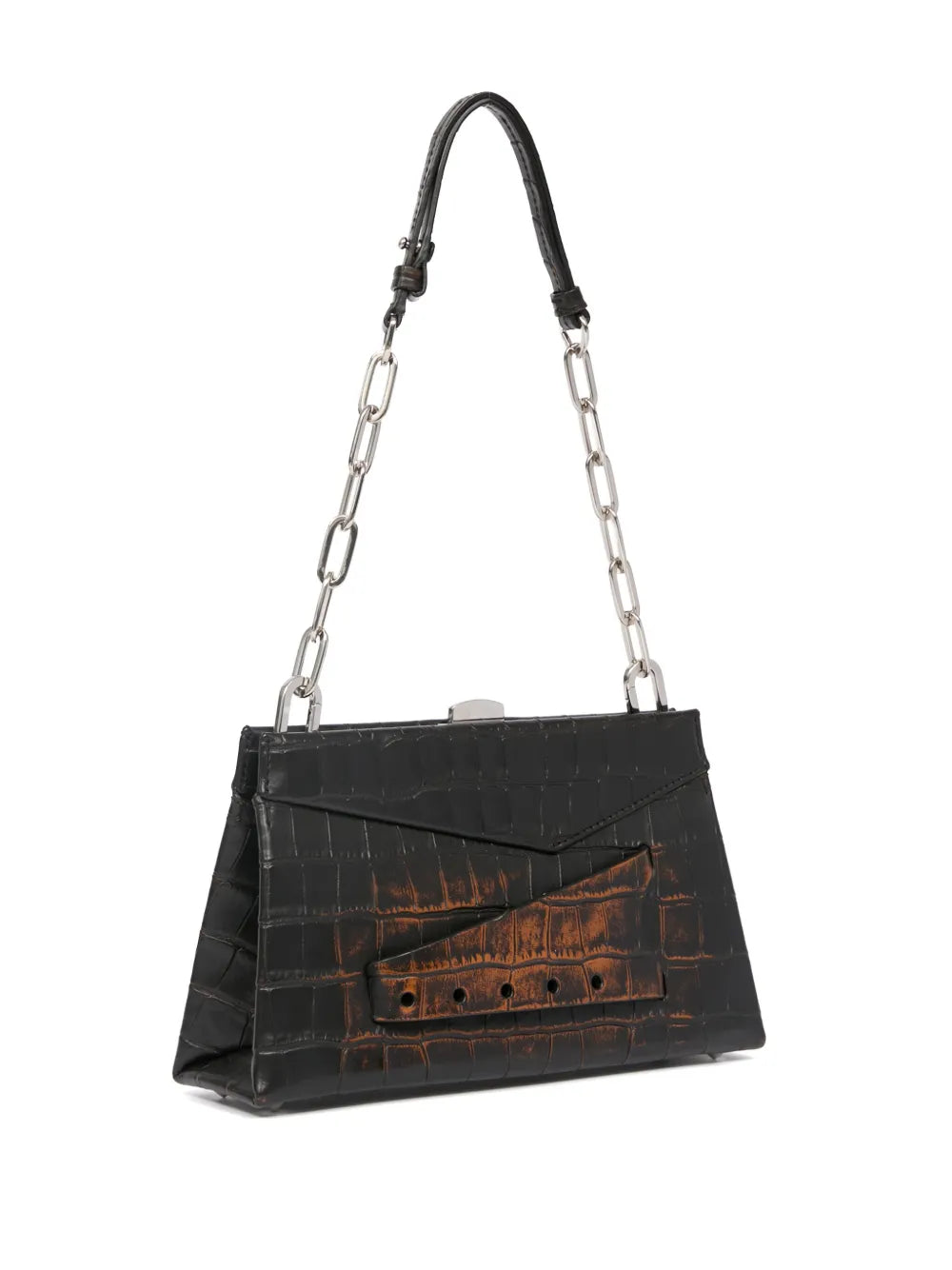 Maison Margiela Small Snatched Shoulder Bag — Same as shown — Size One Size — Back View