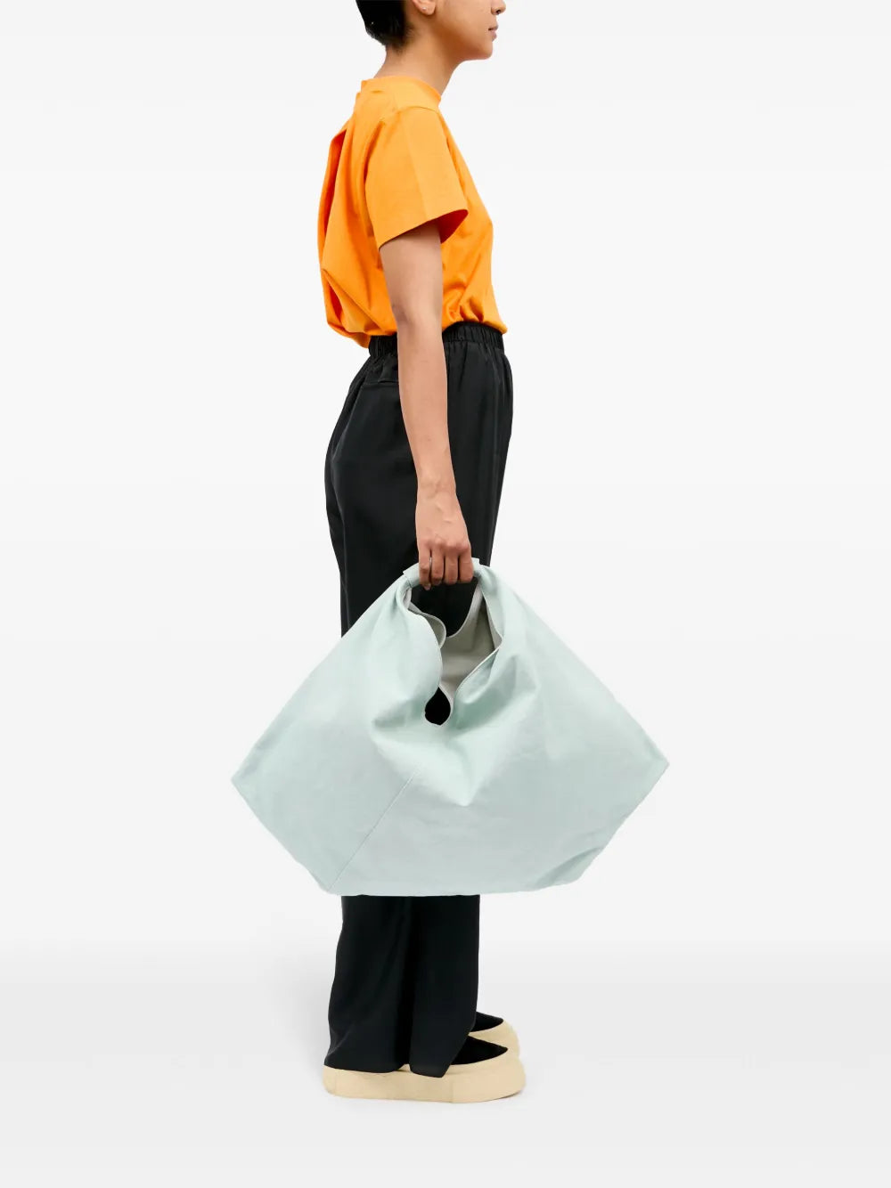 Mm6 Maison Margiela Japanese Draped Shoulder Bag — Same as shown — Size One Size — Side View