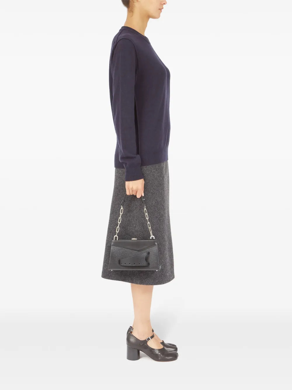 Maison Margiela Small Snatched Shoulder Bag — Same as shown — Size One Size — Back View
