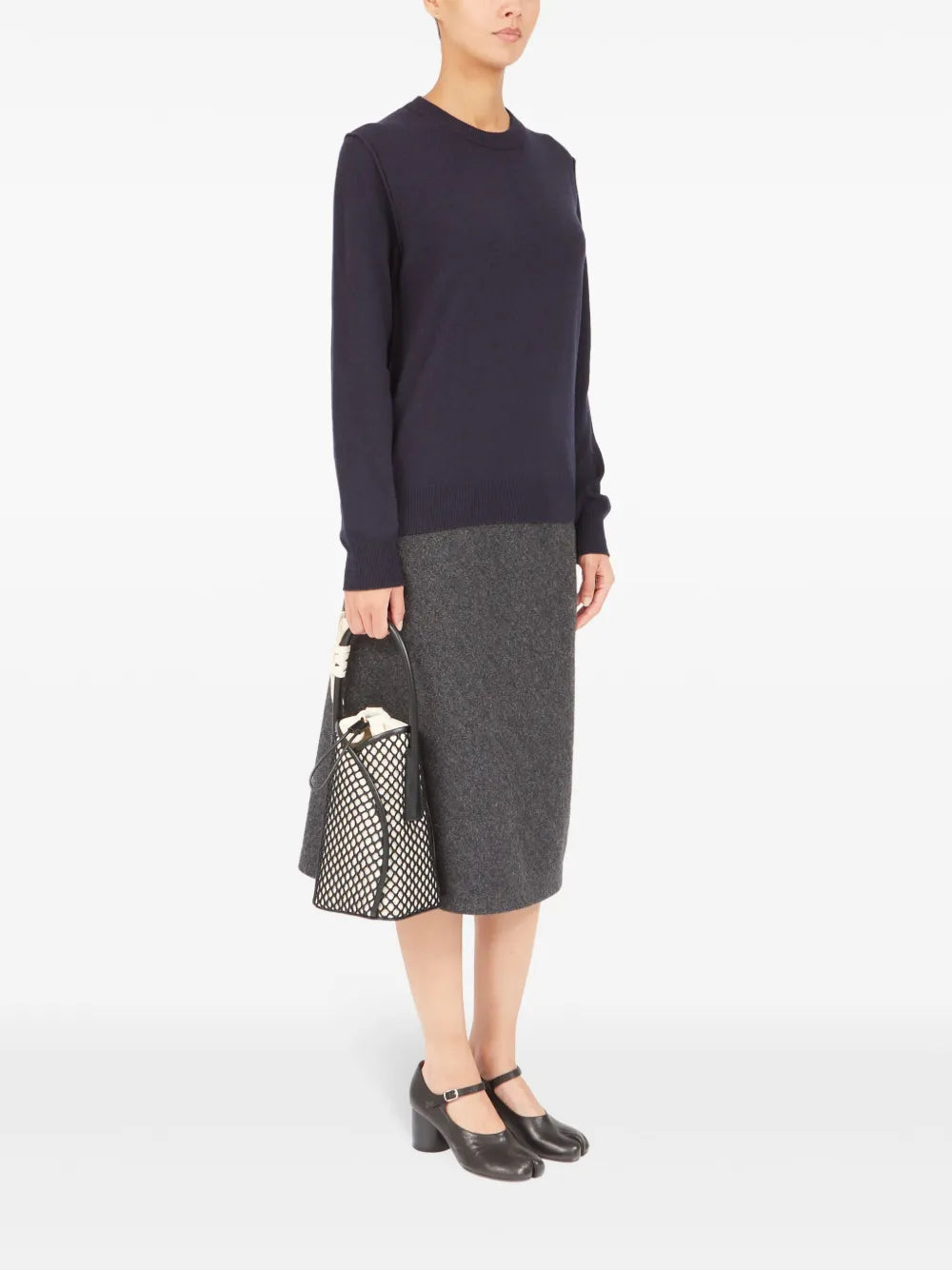 Maison Margiela Fortune Vertical Shoulder Bag — Same as shown — Size One Size — Side View