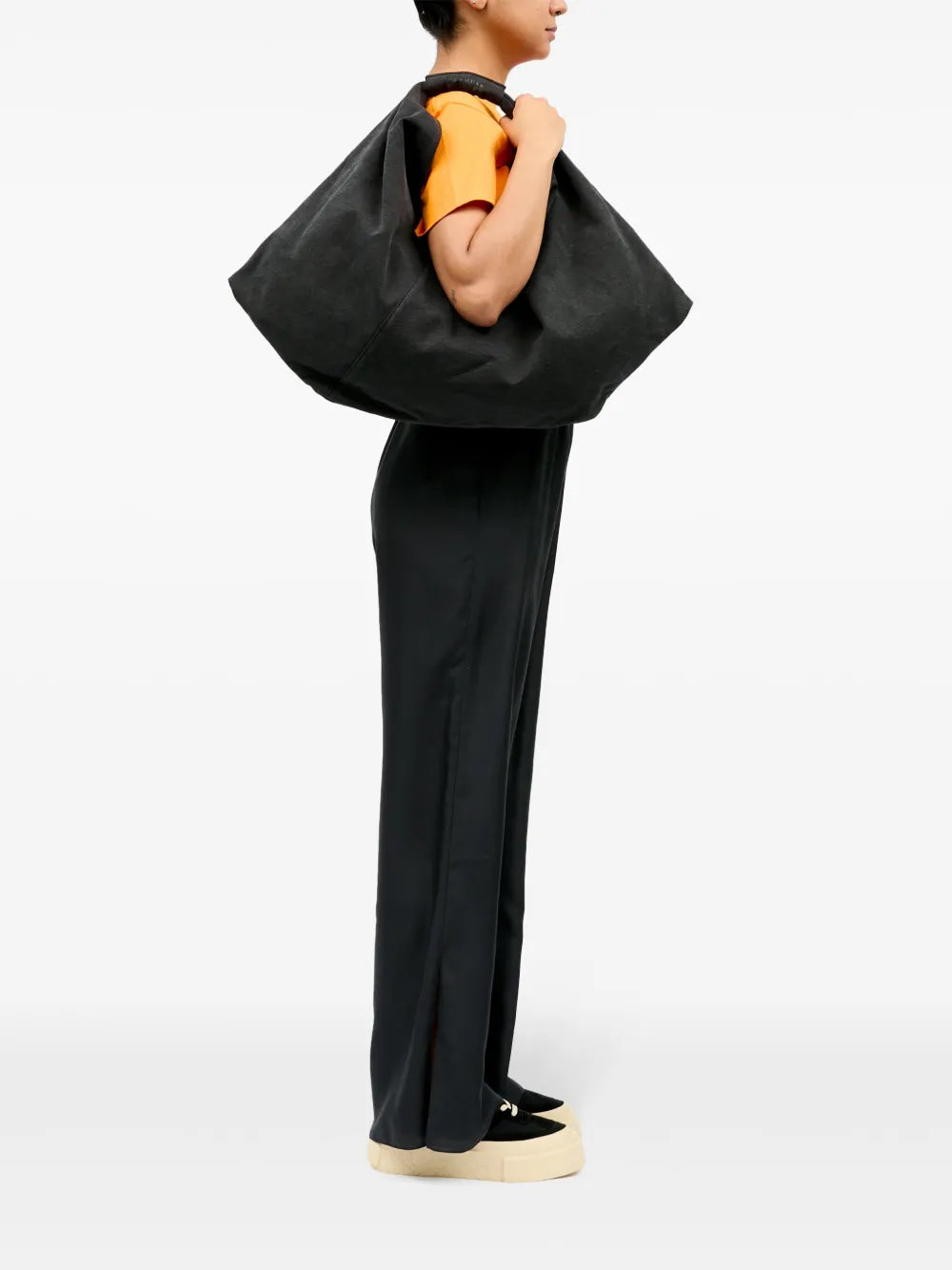 Mm6 Maison Margiela Japanese Draped Shoulder Bag — Same as shown — Size One Size — Back View